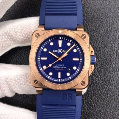 Best Replica Bell & Ross BR 03-92 Bronze Blue Strap For Sale – Replica Watch Wholesale