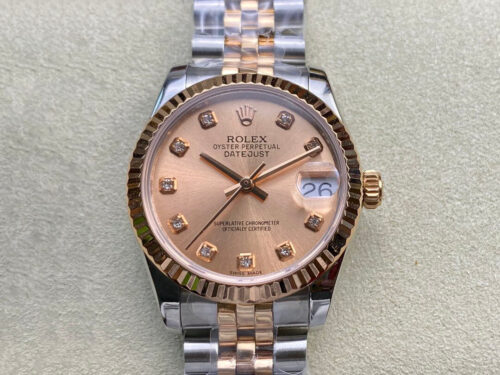 Best EW Factory Rolex Datejust M278271-0024 31MM Rose Gold Dial For Sale - Replica Watch Wholesale