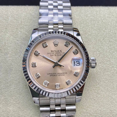 Best EW Factory Replica Rolex Datejust 31MM Rose Gold Dial For Sale – Replica Watch Wholesale
