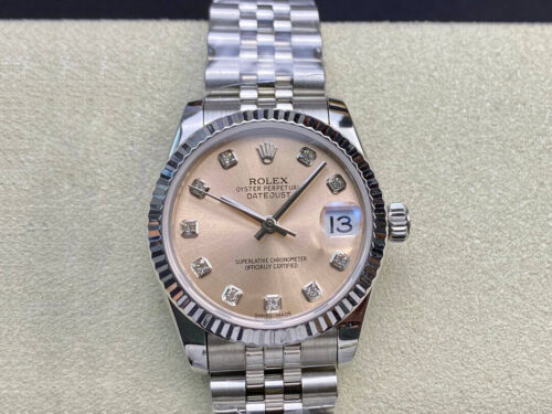 Best EW Factory Replica Rolex Datejust 31MM Rose Gold Dial For Sale - Replica Watch Wholesale