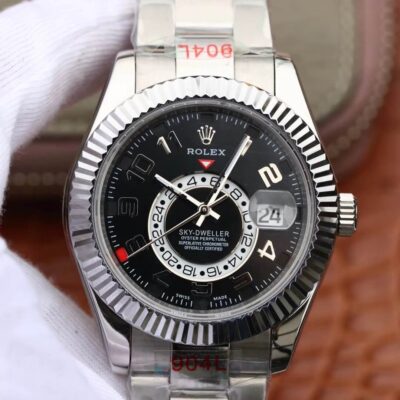 Best Noob Factory Rolex Sky Dweller 326939 Black Dial For Sale – Replica Watch Wholesale