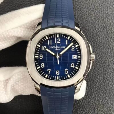 Best 3K Factory Replica Patek Philippe Aquanaut 5168G-001 Blue Strap For Sale – Replica Watch Wholesale