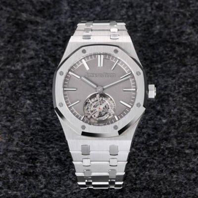 Best R8 Factory Replica Audemars Piguet Royal Oak Tourbillon 26530TI.OO.1220TI.01 Dark Grey Dial For Sale – Replica Watch Wholesale