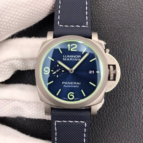 Best VS Factory Replica Panerai Luminor PAM01117 Blue Strap For Sale - Replica Watch Wholesale