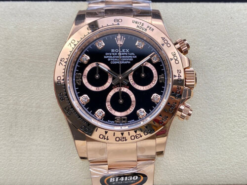 Best BT Factory Replica Rolex Daytona M116505-0015 Yellow Gold Strap For Sale - Replica Watch Wholesale