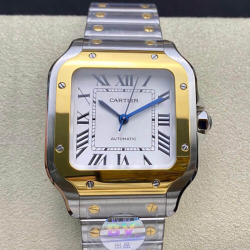 Best BV Factory Replica Cartier De Santos W2SA0016 35MM White Dial For Sale - Replica Watch Wholesale