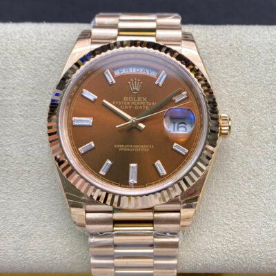 Best EW Factory Replica Rolex Day Date 228235 V2 Rose Gold Strap For Sale – Replica Watch Wholesale
