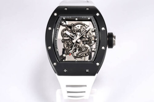 Best BBR Factory Replica Richard Mille RM-055 White Rubber Strap For Sale - Replica Watch Wholesale