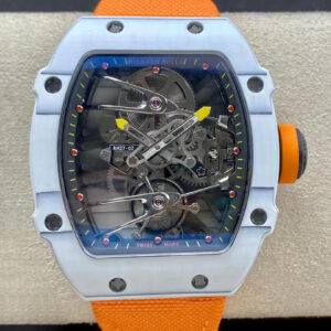 Best RM Factory Replica Richard Mille RM27-02 Skeleton Tourbillon Orange Strap For Sale - Replica Watch Wholesale