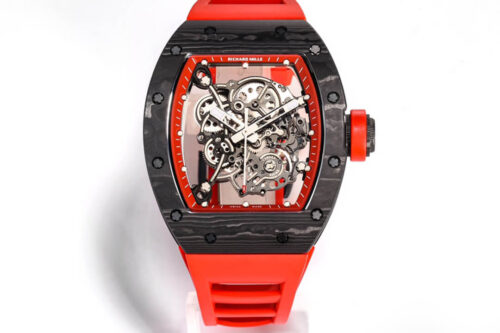 Best BBR Factory Replica Richard Mille RM055 NTPT Red Rubber Strap For Sale - Replica Watch Wholesale