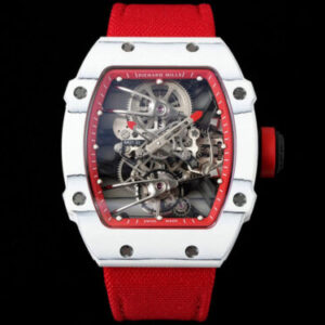 Best RM Factory Replica Richard Mille RM27-02 Rafael Nadal Tourbillon Red Rubber Strap For Sale - Replica Watch Wholesale