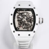 Best BBR Factory Replica Richard Mille RM-055 V2 White Rubber Strap For Sale - Replica Watch Wholesale