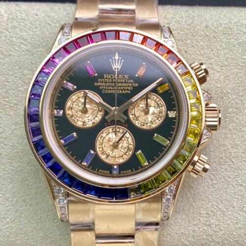 Best TW Factory Replica Rolex Daytona 116595 RBOW Rose Gold For Sale - Replica Watch Wholesale