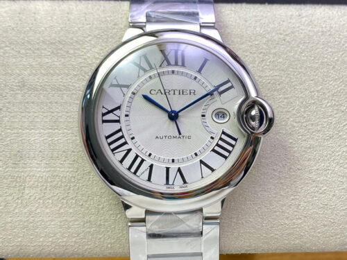 Best 3K Factory Replica Ballon Bleu De Cartier 42MM W69012Z4 White Dial For Sale - Replica Watch Wholesale