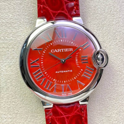 Best 3K Factory Replica Ballon Bleu De Cartier 36MM Red Dial For Sale – Replica Watch Wholesale