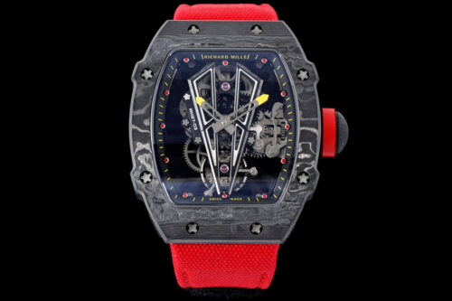 Best RM Factory Replica Richard Mille RM27-03 Rafael Nadal Tourbillon Red Strap For Sale - Replica Watch Wholesale