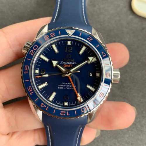 Best VS Factory Replica Omega Seamaster 232.32.44.22.03.001 Blue Strap For Sale - Replica Watch Wholesale