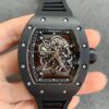Best KV Factory Replica Richard Mille RM055 V2 Black Rubber Strap For Sale - Replica Watch Wholesale