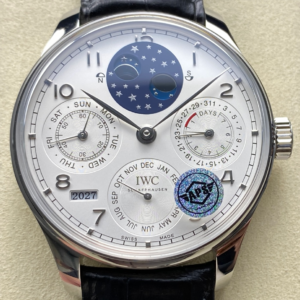 Best APS Factory Replica IWC Portuguese Perpetual Calendar IW503406 Black Strap For Sale - Replica Watch Wholesale