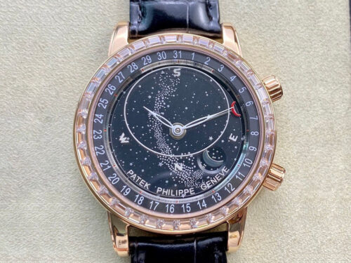 Best AI Factory Replica Patek Philippe Grand Complications 6104R-001 Sky Moon Rose Gold For Sale - Replica Watch Wholesale