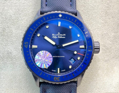 GF Factory Replica Blancpain Fifty Fathoms 5000-0240-O52A Blue dial