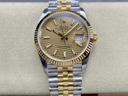 Best VS Factory Replica Rolex Datejust M126233-0039 36MM Yellow Gold Dial For Sale - Replica Watch Wholesale