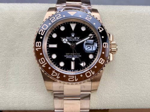 Best C+ Factory Replica Rolex GMT Master II M126715CHNR-0001 Black Dial For Sale - Replica Watch Wholesale