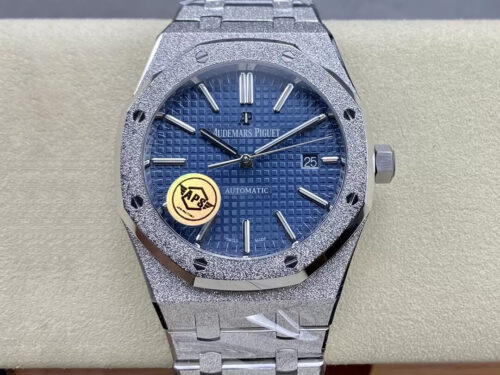 Best APS Factory Replica Audemars Piguet Royal Oak 15410BC.GG.1224BC.01 Blue Dial For Sale - Replica Watch Wholesale