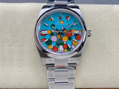 Best EW Factory Replica Rolex Oyster Perpetual M126000-0009 36MM Blue Dial For Sale - Replica Watch Wholesale