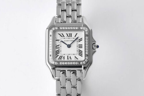 Best BV Factory Replica Panthere De Cartier W4PN0008 27MM White Dial For Sale - Replica Watch Wholesale