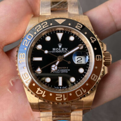 Best Clean Factory Rolex GMT Master II M126715CHNR-0001 V3 Black Dial For Sale – Replica Watch Wholesale