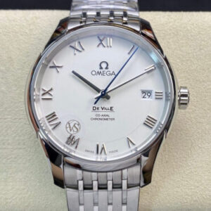 Best VS Factory Replica Omega De Ville 431.10.41.21.02.001 White Dial For Sale - Replica Watch Wholesale