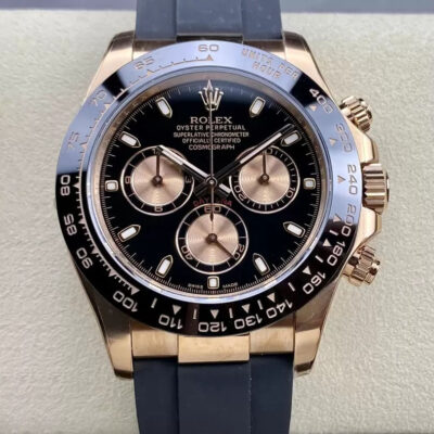 Best Clean Factory Replica Rolex Cosmograph Daytona M116515LN-0017 Black Strap For Sale – Replica Watch Wholesale