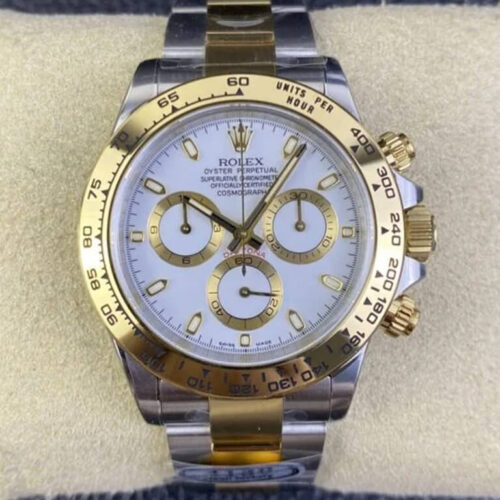 Best Clean Factory Replica Rolex Cosmograph Daytona M116503-0001 Yellow Gold Bezel For Sale - Replica Watch Wholesale