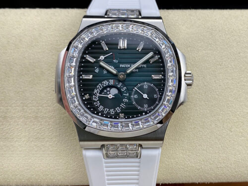 Best GR Factory Replica Patek Philippe Nautilus 5712GR Diamond Bezel For Sale - Replica Watch Wholesale