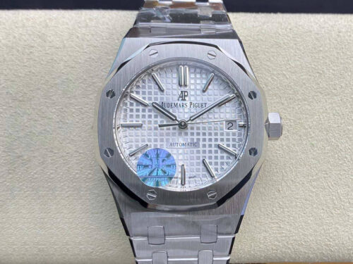 Best JF Factory Replica Audemars Piguet Royal Oak 15450ST.OO.1256ST.01 Silver Dial For Sale - Replica Watch Wholesale