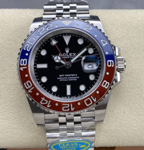 Best Clean Factory Replica Rolex GMT Master II M126710BLRO-0001 V3 Black Dial For Sale - Replica Watch Wholesale
