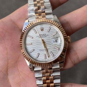 Best VS Factory Replica Rolex Datejust M126331-0018 41MM Rose Gold Bezel For Sale - Replica Watch Wholesale