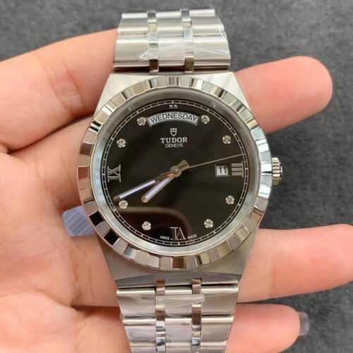 Best V7 Factory Replica Tudor Royal M28600-0004 Black Dial For Sale - Replica Watch Wholesale