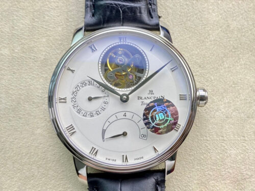 Best JB Factory Replica Blancpain Villeret 6025-1542-55 True Tourbillon Swiss Cal.25 Leather Strap For Sale - Replica Watch Wholesale