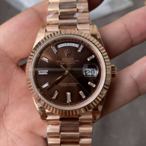 Best GM Factory Replica Rolex Day Date M228235-0003 V2 Rose Gold Bezel For Sale - Replica Watch Wholesale