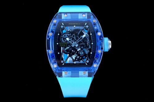 Best RM Factory Replica Richard Mille RM35-01 Blue Transparent Case For Sale - Replica Watch Wholesale