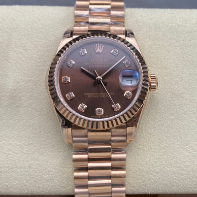 Best GS Factory Replica Rolex Datejust M278275-0010 31MM Rose Gold Strap For Sale – Replica Watch Wholesale