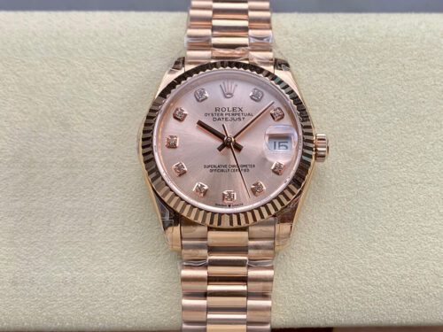 Best GS Factory Replica Rolex Datejust M278275-0031 31MM Pink Dial For Sale - Replica Watch Wholesale