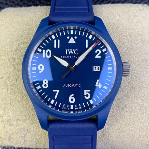 Best M+ Factory Replica IWC Pilot IW328101 V3 Blue Dial For Sale - Replica Watch Wholesale