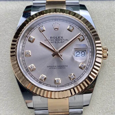 Best Clean Factory Replica Rolex Datejust 41MM M126331-0007 Diamond Dial For Sale – Replica Watch Wholesale