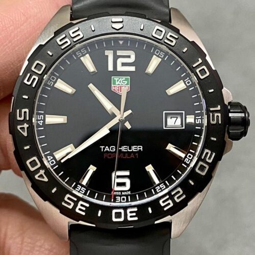 Replica TAG Heuer F1 WAZ1110.FT8023 Black Strap For Sale - Replica Watch Wholesale