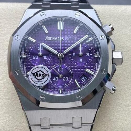 Best APS Factory Replica Audemars Piguet Royal Oak 26240BC.OO.1320BC.01 Purple Dial For Sale - Replica Watch Wholesale
