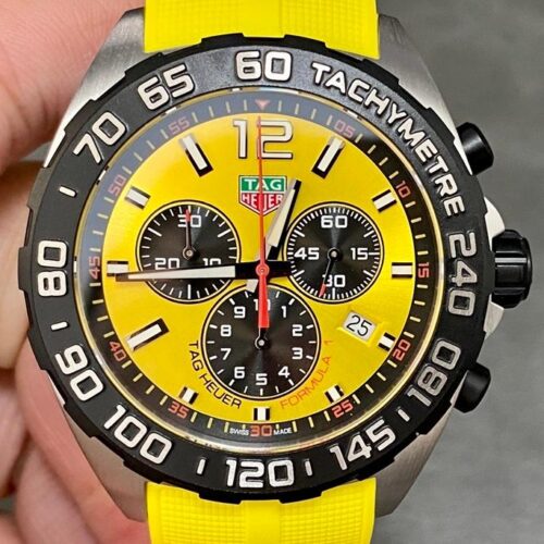 Replica TAG Heuer F1 CAZ101AM.FT8054 Yellow Strap For Sale - Replica Watch Wholesale