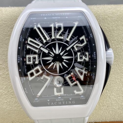 ABF Factory Replica Franck Muller MEN'S COLLECTION v48 CH CA White Strap For Sale - Replica Watch Wholesale